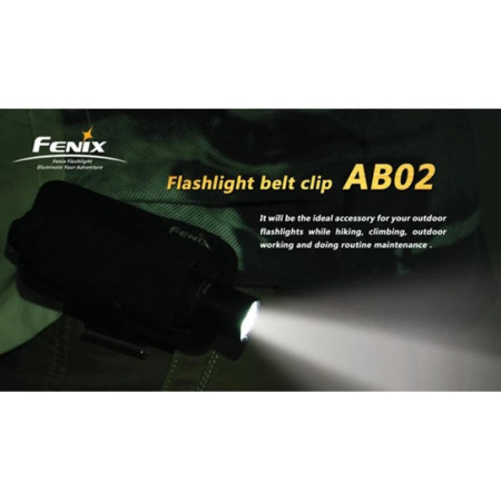 Клипса для фонарей Fenix AB02 360° (D 18-26mm)